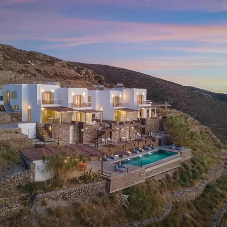 Dazzling Kythnos | Elixir | 3 Bedrooms | Located On Top Of Kastella Beach | Shared Infinity Pool | Panoramic Vistas Of Aegan Sea | Stimata Vila
