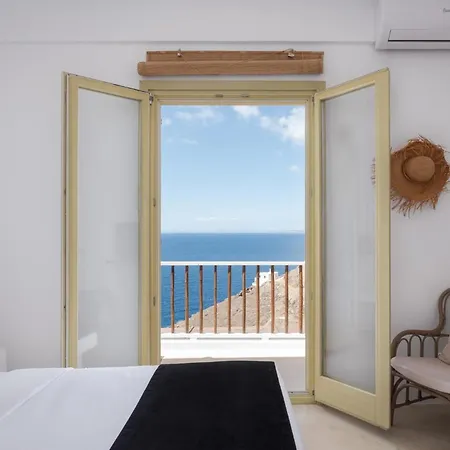 Dazzling Kythnos | Elixir | 3 Bedrooms | Located On Top Of Kastella Beach | Shared Infinity Pool | Panoramic Vistas Of Aegan Sea | Stimata Vila