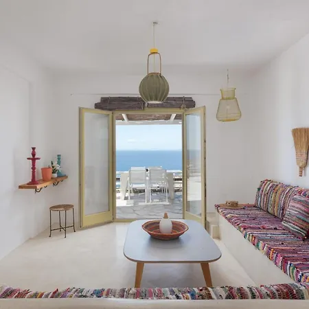 Vila Dazzling Kythnos | Elixir | 3 Bedrooms | Located On Top Of Kastella Beach | Shared Infinity Pool | Panoramic Vistas Of Aegan Sea | Stimata